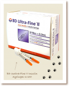 BD Ultra-Fine II Insulin Syringes U-100