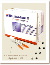 BD Ultra-Fine II Insulin Syringes U-100