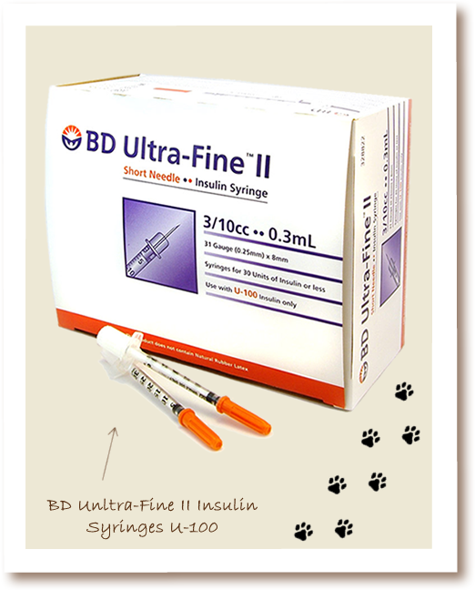 Ultra Fine Ii Insulin Syringes U 100 Cats And Diabetes
